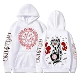 GO2COSY Anime Hellsing Hoodie Alucard Sweatshirt Sweater Jacket Hooded Pullover Fleece Style G