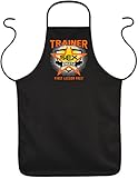 Goodman Design Lustige Sex Küchenschürze für Männer und Frauen Trainer Sex Grillschürze Kochschürze Sexartikel Obszöner Artikel