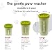 Dexas MudBuster Portable Dog Paw Cleaner, Green Large Paw Cleaning Solution for Premium Pet Supplies
