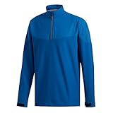 Cuello alto. adidas Chaqueta con cremallera de 1/4 para hombre, Hombre, Cuarto de cremallera, TM4338S9, Azul marino oscuro, XL