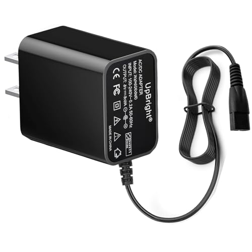 UpBright 5V 2-Prong AC/DC Adapter Compatible with JRL FF 2020C FF 2020T FF2020C FF2020T FreshFade Professional Cordless Hair Rechargeable Trimmer Clippers KA0601A-0501000CNS Power Battery Charger PSU
