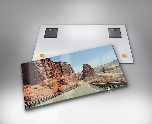 Tableau en verre Route 66 deco moderne de 140x70cm - 2