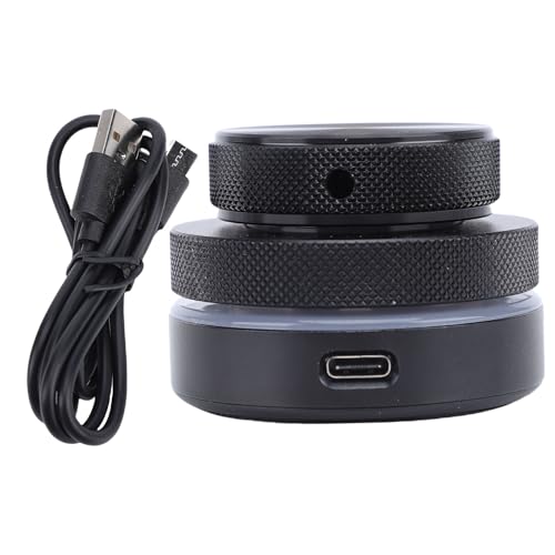 Controlador de volumen con perilla giratoria RGB para solucionar el control multimedia en tu PC