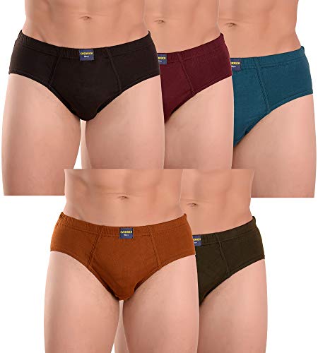 Image of Men's Cotton Briefs Underwear Combo Pack of 5