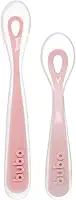 Buba, Kit 2 Colheres Em Silicone Fases 1 E 2 Rosa