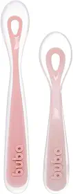 Buba, Kit 2 Colheres Em Silicone Fases 1 E 2 Rosa