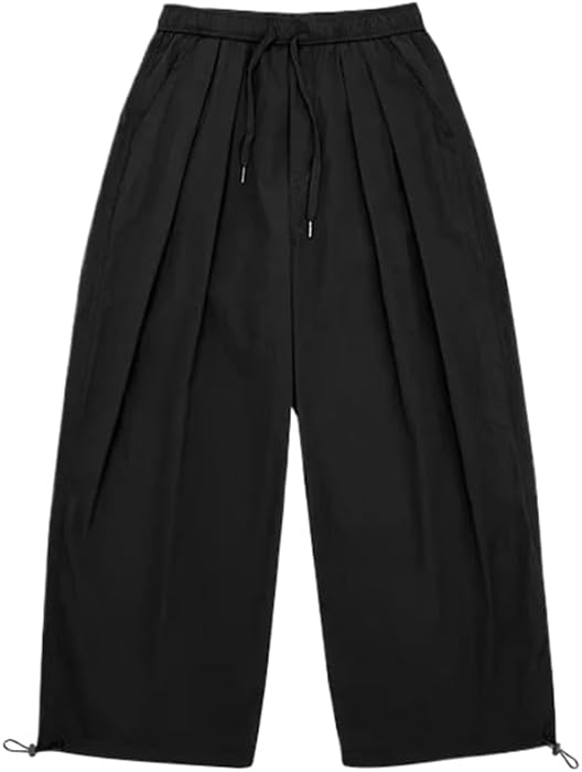Spring Lightweight Pants Men Loose Casual Streetwear Cargo Male Women Trousers