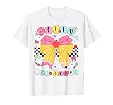 Back to School First Grade Coquette Pencil Bow Girl Teacher T-Shirt