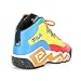 FILA Men's MB Lace-Up Sport Basketball Shoes, Red/Imperial Blue/Lemon, 7.5