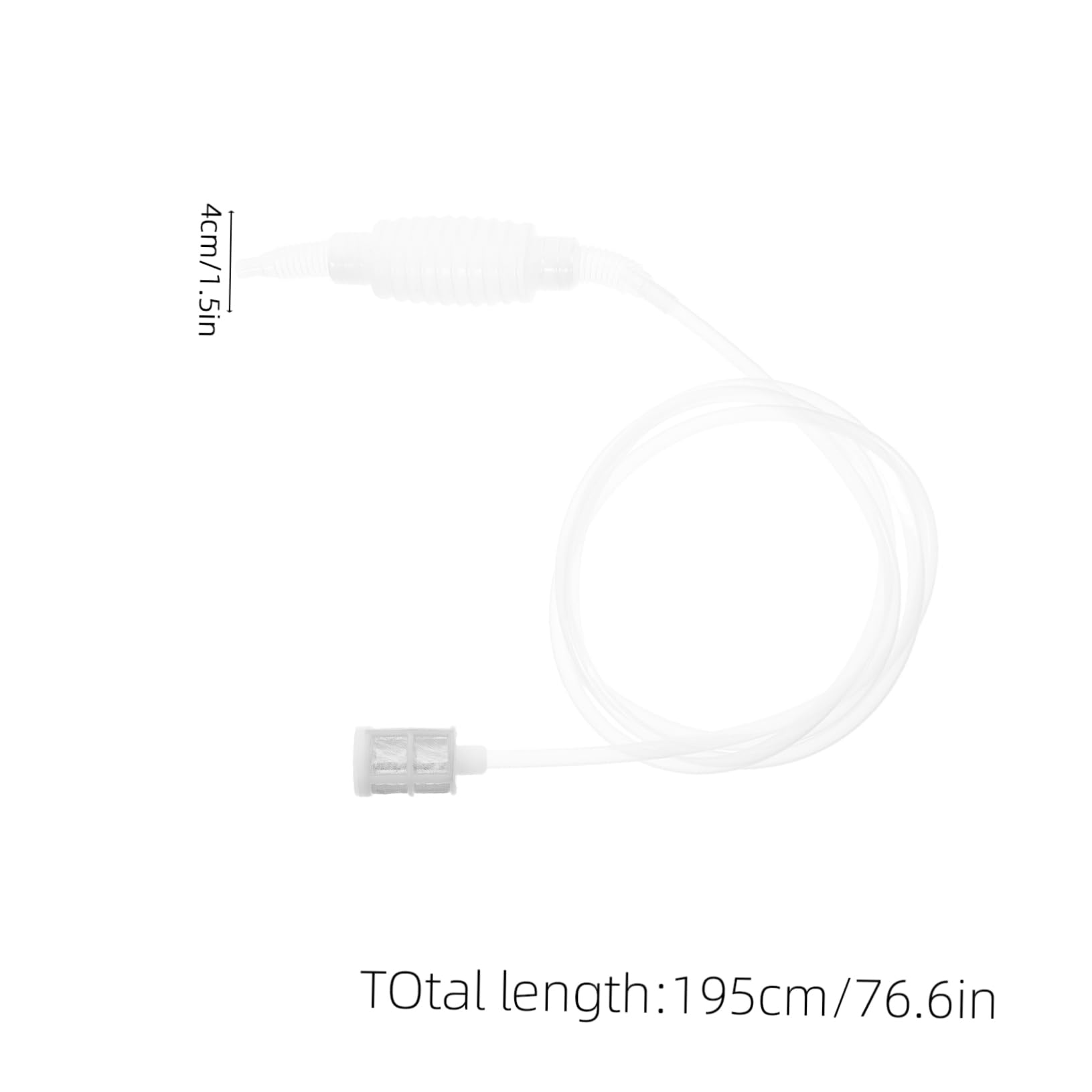 Cabilock Multifunctional Winemaking Tool Manual Siphon Pump Hose and Filter for Smooth Transfer