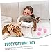 Yardwe 10pcs Cat Toys Bells Interactive Plastic for Indoor Cats for Fun and Engagement Pet Toys for Reducing Loneliness