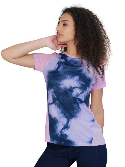 TECHNOSPORTWomen's Regular Fit Polyester T-Shirt (W-106)