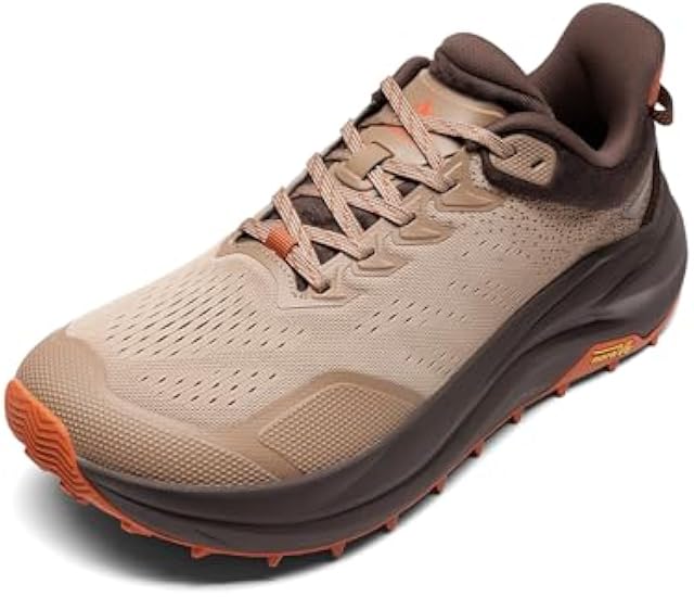 NORTIV 8 Men's Trail Running Shoes Wide Toe Box,Brown,11
