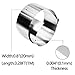 Tynulox 304 Stainless Steel Foil Roll, 0.1mm x 20mm x 1M, Metal Strip Sheet for Industry Machinery Electronic Equipment Hardware, Silver