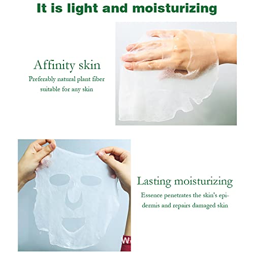 Disaar Beauty Aloe Vera Facial Mask Soothing Essence Moisturizing Face Repair Oil Control Anti-Acne Purifying 25Ml/0.88Fl.oz (10 Pack) #TOP5