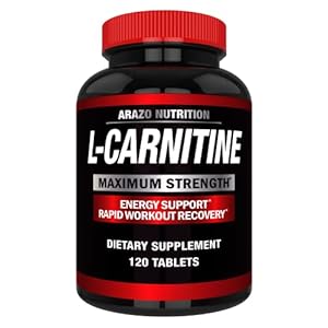 Super Strength L-Carnitine 1000mg Servings Plus Calcium for Boosted Metabolism and Improved Muscle Gain – Arazo…