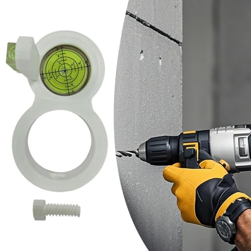 ドリル用水平器,電動ドリル補助水準器 - 精密水準器アタッチメント | 壁の装飾、写真フレームの設置、パイプラインの敷設、家庭の修理、家屋の改善、建設作業用