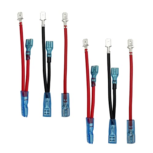 Image of 2 Sets 5 Pin Rocker Switch Connection Jumper Wire Set with Male & Female Terminals Wiring Connector for Automotive Truck Yacht RV Trailer Central Console Switch Replacement