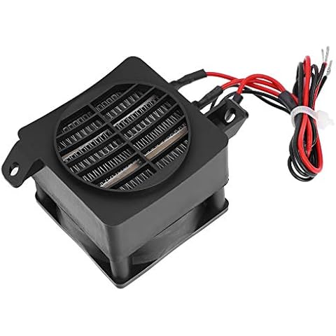 PTC Air Heater Energy Saving Ceramic Heater Electric Thermostatic Insulated PTC Heater Temperature Heating Element Heaters with Fan 220V 300W for Heater Humidifier Air Conditioning Appliances Cover