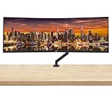 ASUS ROG Strix XG49VQ 3440 x 1080 Curved 49 Double Full HD 144 Hz 4ms Gaming Monitor Bundle with Eye Care, FreeSync Premium, DisplayPort, HDMI, USB Hub