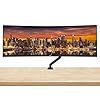 ASUS ROG Strix XG49VQ 3440 x 1080 Curved 49 Double Full HD 144 Hz 4ms Gaming Monitor Bundle with Eye Care, FreeSync Premium, DisplayPort, HDMI, USB Hub
