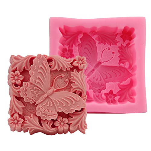 Playing Mold Butterfly Soap Silicone Mold For Diy Soap Pastry Cake Plaster Clay Chocolate Decoration #TOP3
