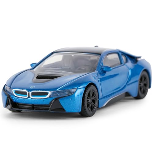 BMW i8 1:43 Scale Die-Cast Model Car - Blue | Detailed Collectors Edition Diecast | Official Licensed Product