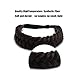 TOECWEGR Braided Headband Fishtail Hair Braid Curly Hairpiece Classic Chunky Wide Plaited Braids Elastic Synthetic Headband Ladies Beauty Accessories