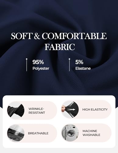 Image of GRACE KARIN Work Dresses for Women 2026 Sleeveless Button Business Midi Dress Notch Lapel V Neck Formal Office A Line Dresses