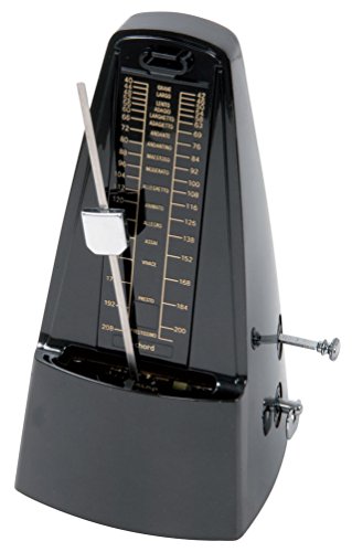 Métronome mécanique remontable optique laqué piano - Les Beatles, Paul McCartney, John Lennon, RIngo Starr, George Harrison Métronome mécanique remontable optique laqué piano