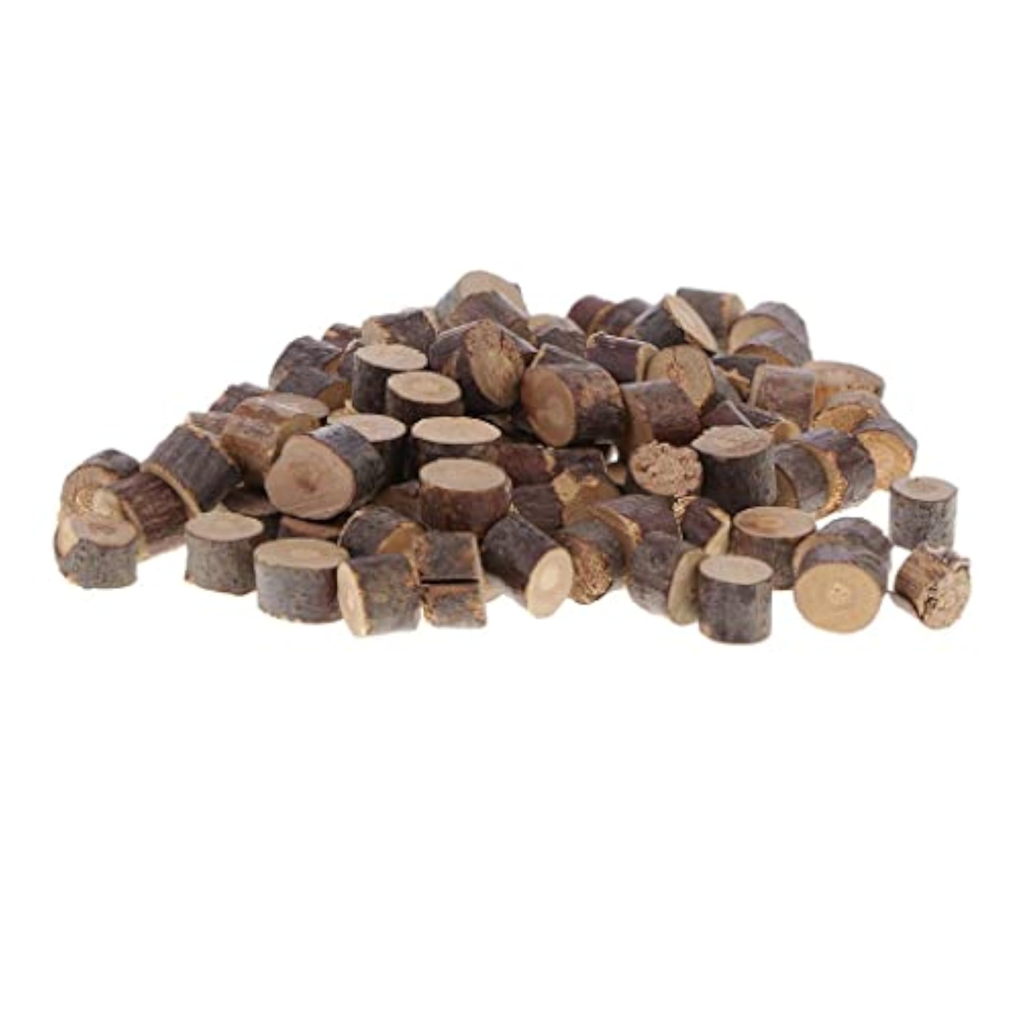 100 Pieces Natural Mini Wood Slices for Crafts