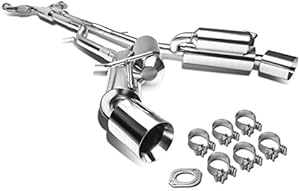 DNA MOTORING CBE-370Z-D-T3 Stainless Steel Cat Back Exhaust System [Compatible with 09- Nissan 370Z Z34 Fairlady Z 3.7L VQ37VHR V6 Engines ONLY]
