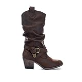 Bottines Rocket Dog Sidestep, Santiags Femme, Brown Graham, 36 EU
