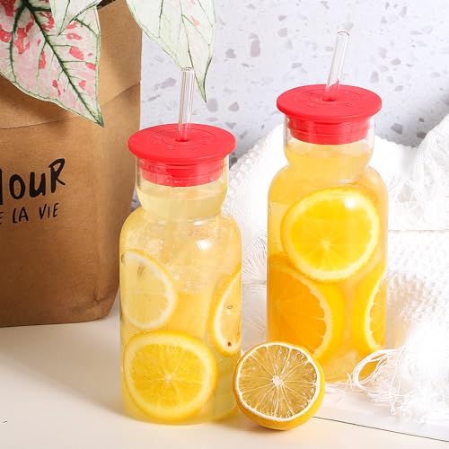 Save 29% on 17 oz Glass Cups with Lid and Straw (2 Pack) - Image 7