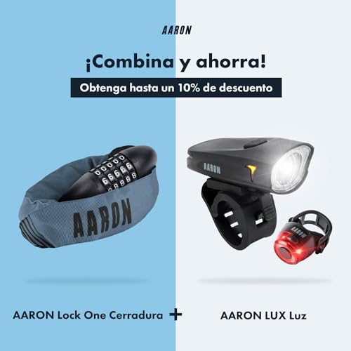 AARON Lock One candado de Bicicleta con código numérico de 5 dígitos, Alto Nivel de Seguridad, para Bicicleta eléctrica, Bicicleta de montaña, Bicicleta de Trekking, Bicicleta de Carretera - imagen 6