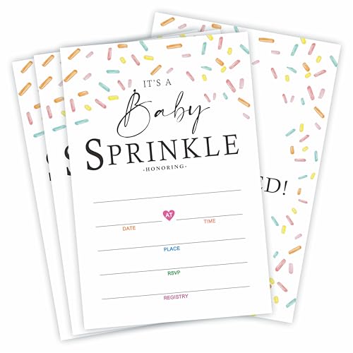 WeMaison Confetti Theme Invitations