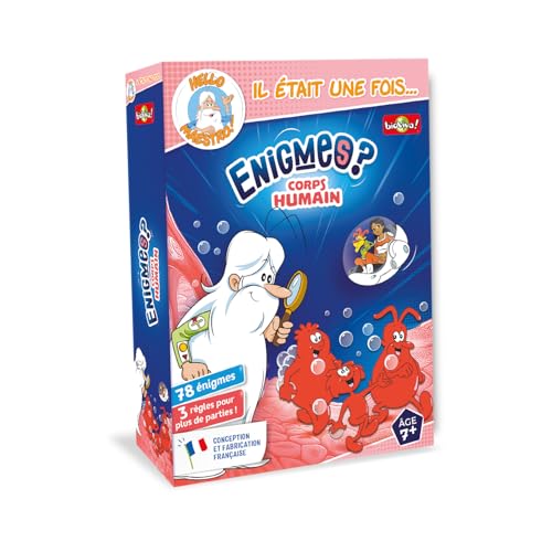 Bioviva – Enigmas – Érase Una Vez… El Cuerpo Humano - Adivina la Respuesta más rápida Posible Gracias a Las Índices- Juego de Cartas - 2 a 6 Jugadores - 7 Años 280327