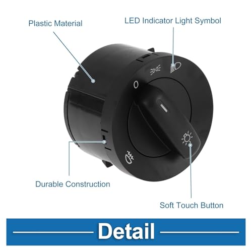 Interruptor de control de faros para solucionar fallos de luz en tu VW Jetta 4