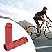 Aluminum Alloy for Bike Pegs for, Mountain, Road & Track Bikes – 3/8 Inch Axle Fit, Anti-Skid Knurled Foot Pegs, Compact Cylinder Shape, Front/Rear Use(red)