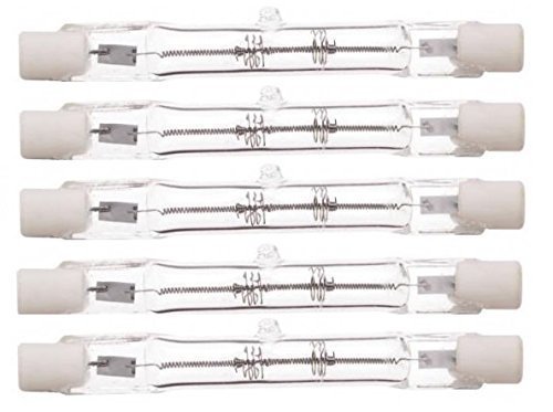 CTKcom Bulbs(5 Pack) - J Type 78mm Double Ended 200 Watt 120 Volts T3 Halogen Bulbs R7S Double Ended Filament Flood Lights Quartz Tube Lamps 120V 200W,5 Pack