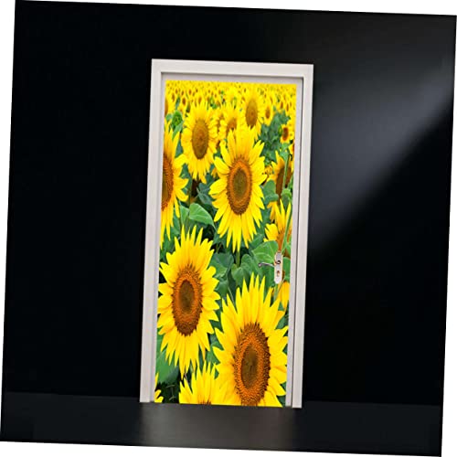 Autocollant de porte imperméable pour rénovation facile sans trace - 3