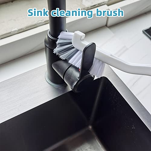Sihuuu Cleaning Dish Brush, Bottle Brush,Bathroom Scrub Brushes, Kitchen Sink Brushes, 5 Pcs Household Pot Pan Dishwasher Edge Corners Tile Deep Cleaning Brushes #TOP2