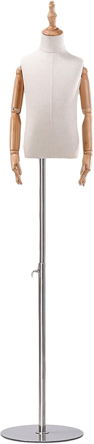 CONGRUI Mannequin Torso Model Display Bust for Shopfitting Shop, Tailors Window Clothing Dress