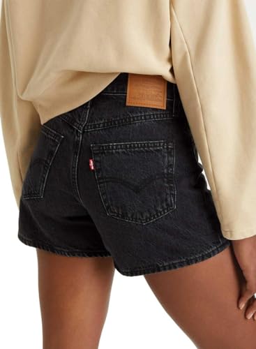 Levi's Para Mujer. A4695-0000 Shorts 80S Mom Negro (24), Casual, AlgodóN, Denim, Sostenible - 3