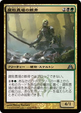 Amazon.co.jp: MTG [マジックザギャザリング] 腐敗農場の骸骨