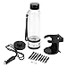 Produktbild Qiilu Auto Wasserkocher, Tragbarer Auto Kessel Auto beheizte Tasse Auto Elektrisch Wasserkocher Teekocher Wasser Heizung 12V 24V 280ml (Silber)