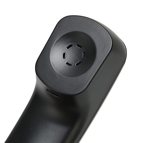 Big-Button-Telefon für Senioren, schnurgebundenes Festnetztelefon, extra lauter Rufton, One-Touch- für ältere Menschen mit Alzheimer-Krankheit und Hörbehinderung (Schwarz)