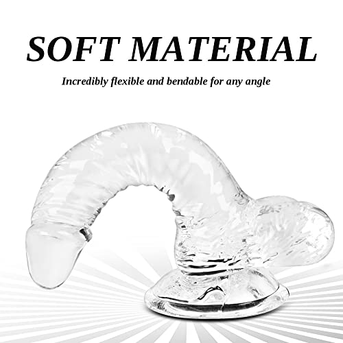Saugnapf-Dildo für freihändigen Genuss: Realistisches Design mit 21cm Länge, gebogenem Schaft und Kugeln für G-Punkt- und Analstimulation – Bild 3