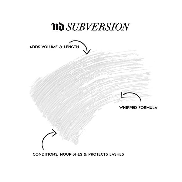 Urban Decay Subversion Lash Primer, Lengthening & Volumizing Mascara Primer, Protects & Conditions Natural Eyelashes, Nourishing Panthenol & Vitamin E, Cruelty-free, Paraben-free - 0.28 fl oz