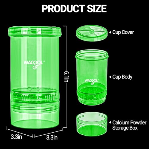 Mélangeur de poudre de calcium de cricket anti-gaspillage - 4